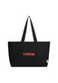MAMA TOTE BACK SIX POCKETS - BLACK /RED LOGO