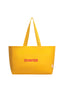 MAMA TOTE BACK SIX POCKETS - YELLOW / RED LOGO