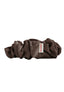 MAMA MULBERRY SILKE SCRUNCHIE - DARK BROWN