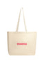 MAMA TOTE BAG - EN LOMME - OFF WHITE / RED LOGO