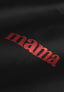 MAMA TOTE BACK SIX POCKETS - BLACK /RED LOGO